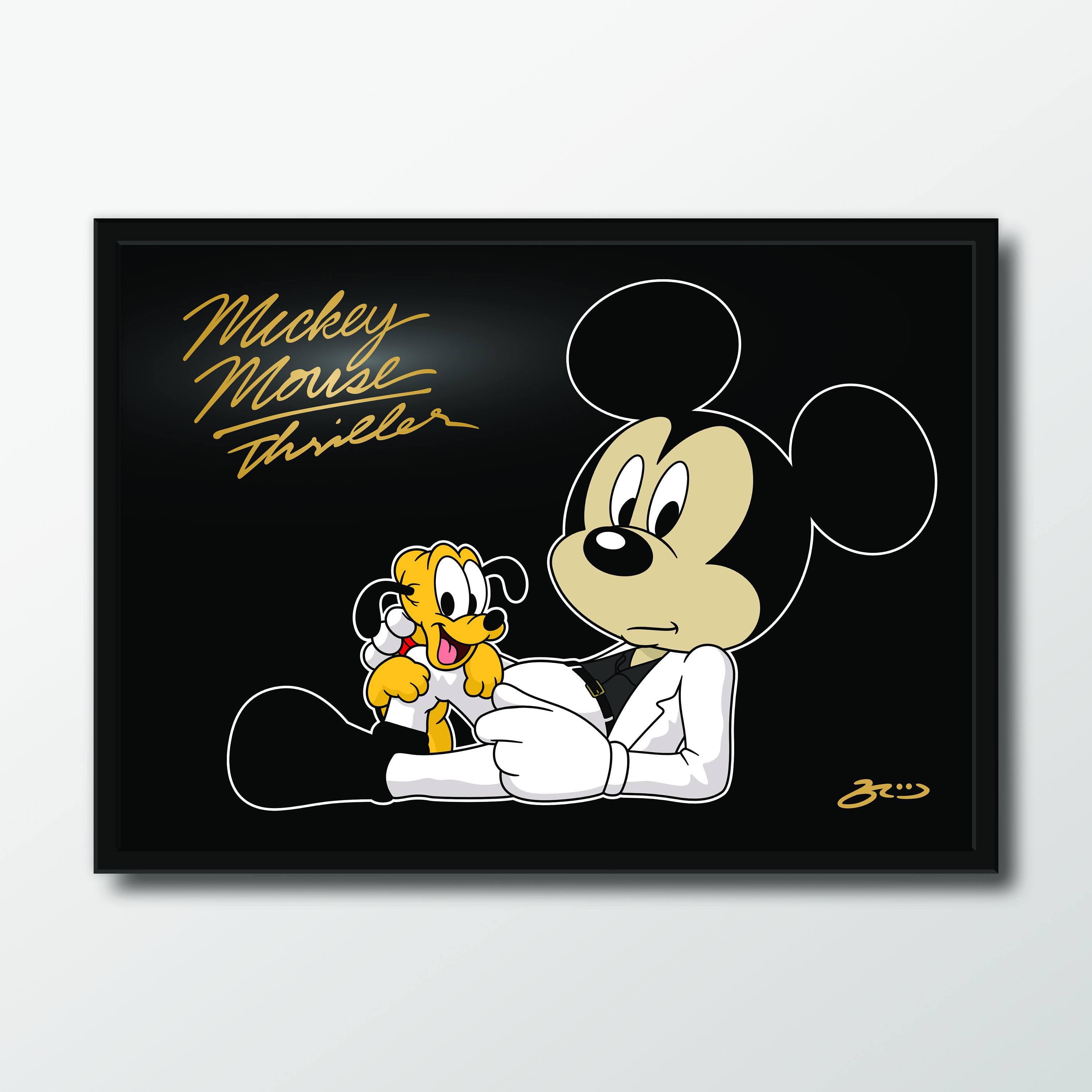 Mickey Mouse X Michael Jackson Thriller Album Cover Pop - Etsy Mickey Mouse X Michael Jackson Thriller Album Cover Pop - Etsy