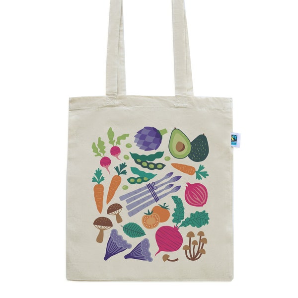 Vegetable Tote Bag - Etsy