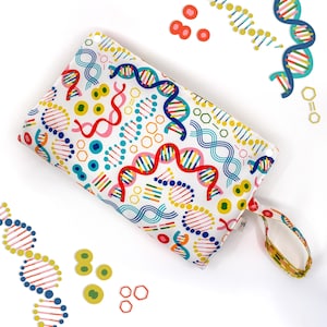 DNA cambiador de bebé ciencia, bolso de viaje portátil para pañales, cambiador impermeable, verzorgingsmatje - diseño de Heleen van den Thillart