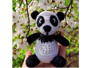 Panda Crochet Pattern,  Amigurumi Panda bear Pattern, Bear pattern, Panda PDF Pattern ONLY, Crochet bear