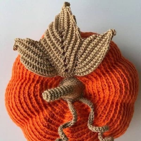 Leaf Crochet Pattern, Set of 2, Maple leaf,  Amigurumi Halloween Pattern, Leaf pattern, Leaf PDF Pattern ONLY, Crochet pumpkin