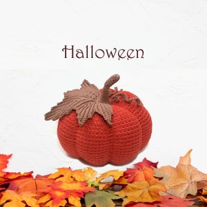 Kürbis Häkelanleitung, Amigurumi Halloween Häkelanleitung, Kürbis Häkelanleitung, PDF Häkelanleitung NUR