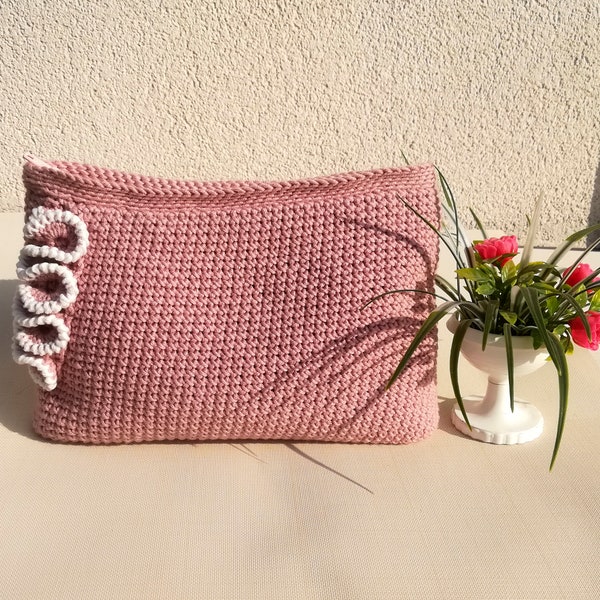 Makeup bag Pattern, Crochet organizer for men and women, Makeup bag  PDF - Pattern  ONLY, Makeup case, Cosmetic pouch