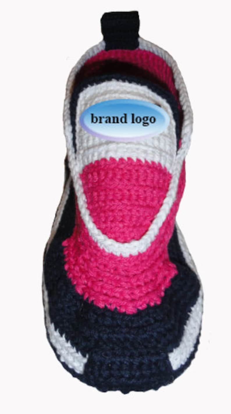 Сrochet Sneakers Pattern, Crochet Slippers Pattern, Sneakers PDF Pattern ONLY image 4