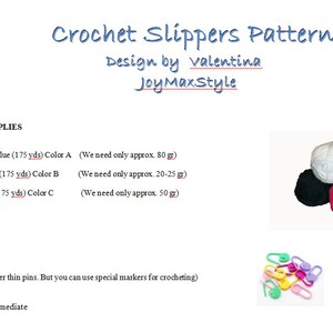 Сrochet Sneakers Pattern, Crochet Slippers Pattern, Sneakers PDF Pattern ONLY image 2