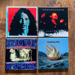 Chris Cornell Collection - Album Cover Coasters - Great Christmas Gift for Dad!