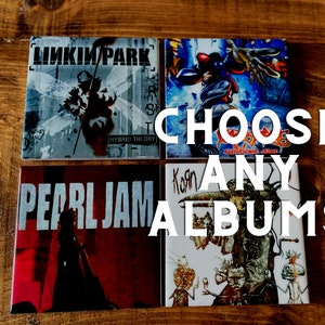 Album Cover Coasters  - Pick Any Albums - Awesome Birthday, Anniversary, or Housewarming Gift!