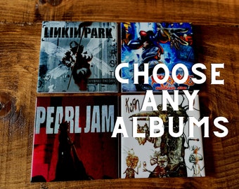 Album Cover Coasters  - Pick Any Albums - Awesome Birthday Gift!