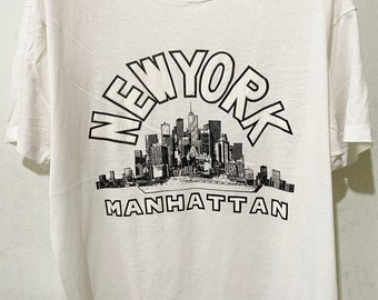 Vintage 90s Manhattan New York Shirt Size M-L