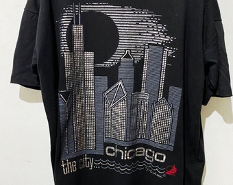 vintage des années 90 Chicago chemise taille XL