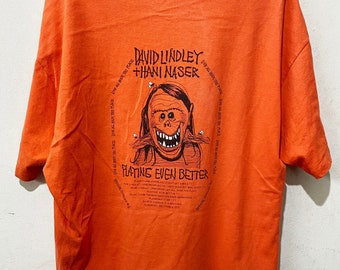 Vintage 90er Jahre David Lindley Hani Naser Shirt Größe XL