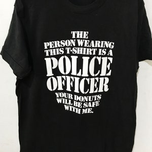 Vintage Police Officer Funny Shirt Size XL image 1
