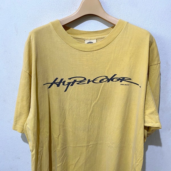 Vintage 90s Hypercolor Generra Shirt Size L-XL