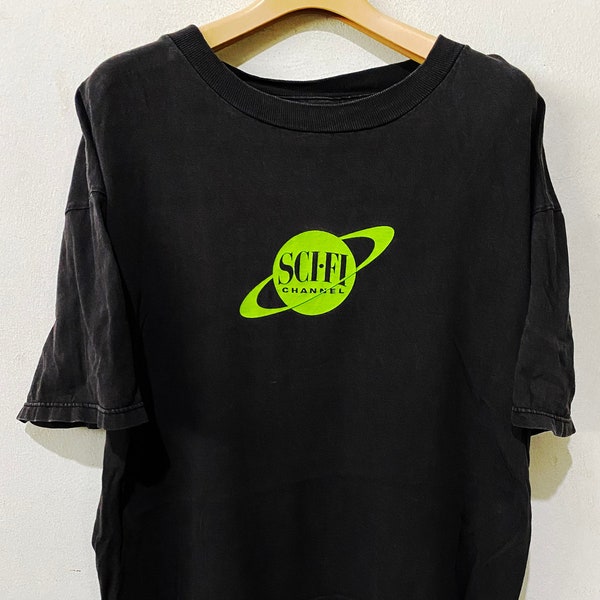 Vintage 90s Sci Fi Channel Science Shirt Size L-XL