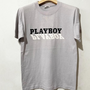 Vintage 80s Playboy Shirt Size S Vintage Magazine Tee, Vintage Logo Tee