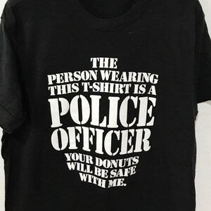 Vintage Police Officer Funny Shirt Size XL image 2