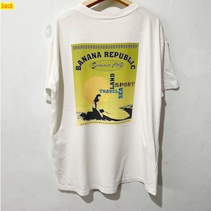 Vintage 90s Banana Republic T-shirt Size XL - Etsy