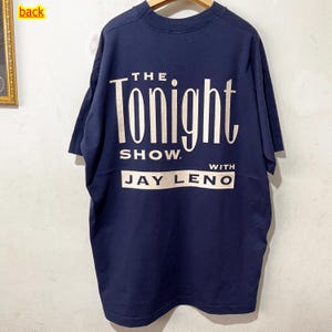 Vintage 90s Jay Leno Shirt Size XL Vintage The Tonight Show Tee, Vintage TV Show Tee