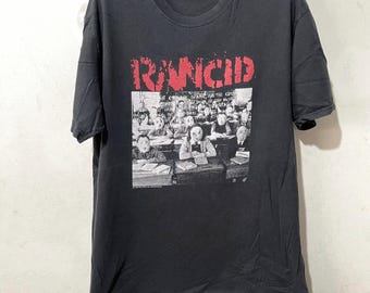 Vintage 1990s Rancid Tour T-shirt / Anvil / Band Tee