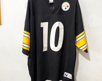 Camiseta vintage de fútbol americano de la NFL de los Pittsburgh Steelers de los años 90, talla XL