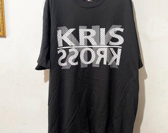 80s or 90s Kris Kross Concert Tee Med / Sm No Tag Single Stitch