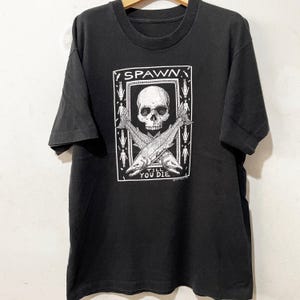Vintage Ray Troll Spawn Till You Die-T-shirt uit 1987, maat XL