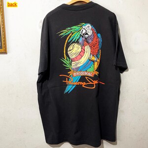 Vintage 90s Panama Jack T-Shirt Parrot Surf Beach Graphic Tee Size XL