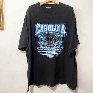 Vintage 2004 Carolina Panthers T-Shirt Conference Championship NFL Football Tee Size XXL