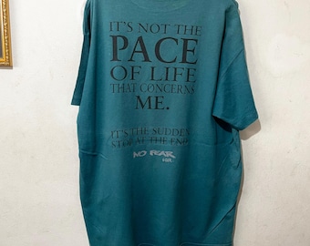 Vintage No Fear T-shirt Mens Size Large Deadstock NWOT 90s Made in