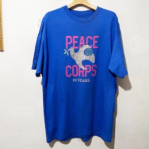 Camiseta vintage de los años 90 con el símbolo de la paz, paz, amor, hippie, talla L