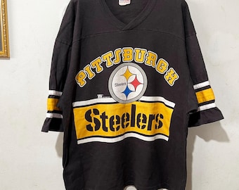 Camiseta vintage de los Pittsburgh Steelers de la NFL de los años 90, tallas L-XL