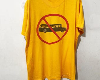 Vintage 90s School Bus T-Shirt Size L