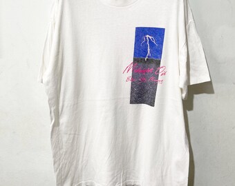 Midnight Oil Vintage Rare T-shirt, Soft Thin Black Tee Shirt