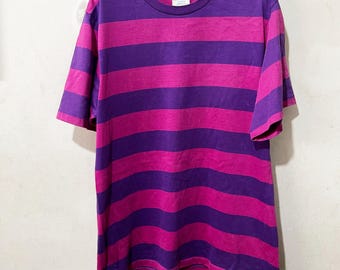 90年代ヴィンテージストライプTシャツ サイズS～M
