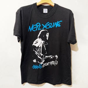 Jackson Browne Neil Young Nash GP シャツ 1986 GREENPEACE Music FEST Vintage Rare 80's Jackson Browne