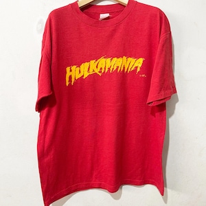 Vintage 80s Hulk Hogan Shirt Size XL 1980 Hulkamania Tee, Vintage WWF Tee, Vintage WWE Tee, Professional wrestling Tee