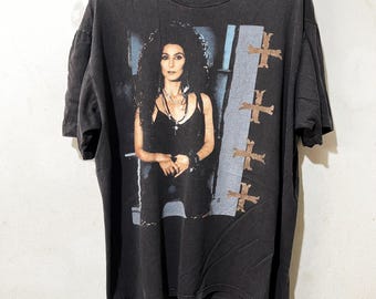 Vintage 1990 Cher Heart of Stone Concert Tour T Shirt - Etsy