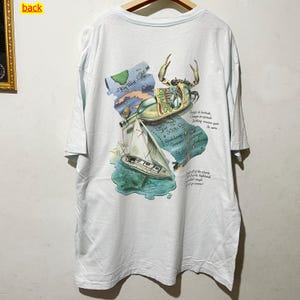 Vintage 90s Caribbean Soul T-Shirt Tropical Island Beach Graphic Tee Size XXL