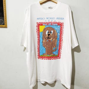 Vintage 1994 Astro World Series Shirt Size XXL Vintage "Man's Best Friend" Tee, Vintage Pet Shirt, Vintage Dog Shirt
