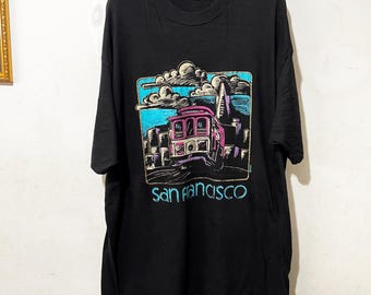 Vintage 90s San Francisco Souvenir T-Shirt Size XL