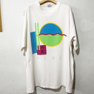 Vintage 90s Water H2O Chemistry T-Shirt Size XL