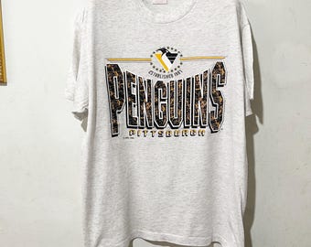 Vintage 1993 Pittsburgh Penguins NHL T-shirt Size L - Etsy Ireland