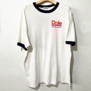 Vintage 80s Dole Ringer T-Shirt Redlands Bicycle Classic Marathon Tee Size XL