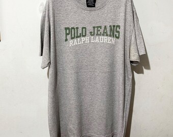Vintage 1990s Polo Ralph Lauren Graphic T Shirt Mens L / Vintage