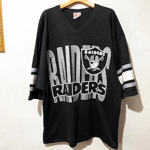 Vintage 90s Los Angeles Raiders Jersey T-Shirt NFL Football Team Tee Size XL