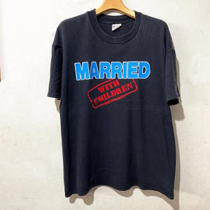 Vintage 1987 Married with Children Shirt Size L Vintage Sitcom Tee, Vintage TV Series Tee, Vintage Movie Shirt