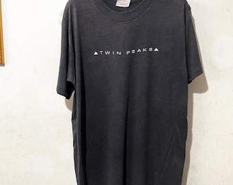 Vintage 90s Twin Peaks Shirt Size M Vintage TV series Tee, Vintage Mystery Horror Drama Tee