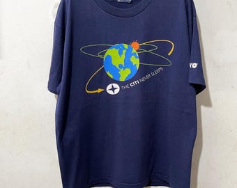 Vintage 90s Computer Tech T-Shirt Size L