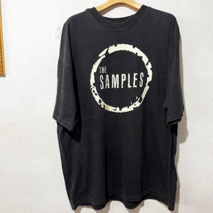 Vintage 90s The Samples T-Shirt Rock Band Tour Graphic Tee Size XL