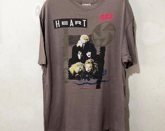 ヴィンテージ 1987 ハート・バッド・アニマルズ ツアー Tシャツ サイズ 